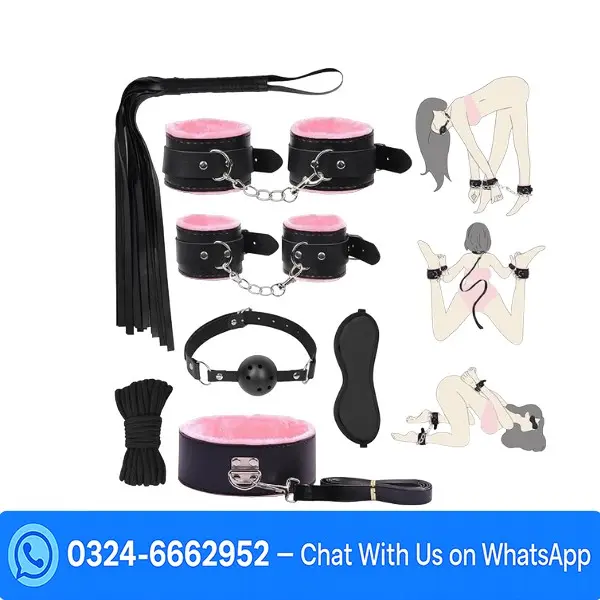 8 Pcs Sex Bondage Set for Beginners In Pakistan