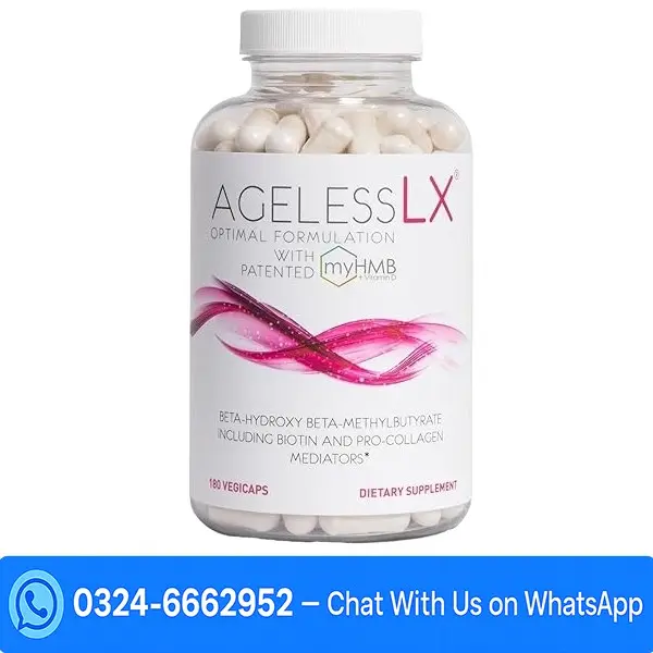 AgelessLX Optimal Anti-Aging Formula with HMB - Collagen Supplements In Pakistan