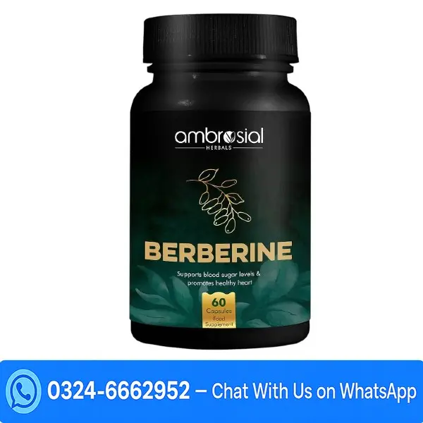 Ambrosial Berberine Hcl 500mg 60 Capsules In Pakistan