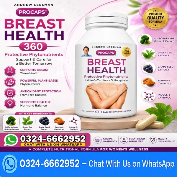 Andrew Lessman Breast Health 360 Capsules In Pakistan