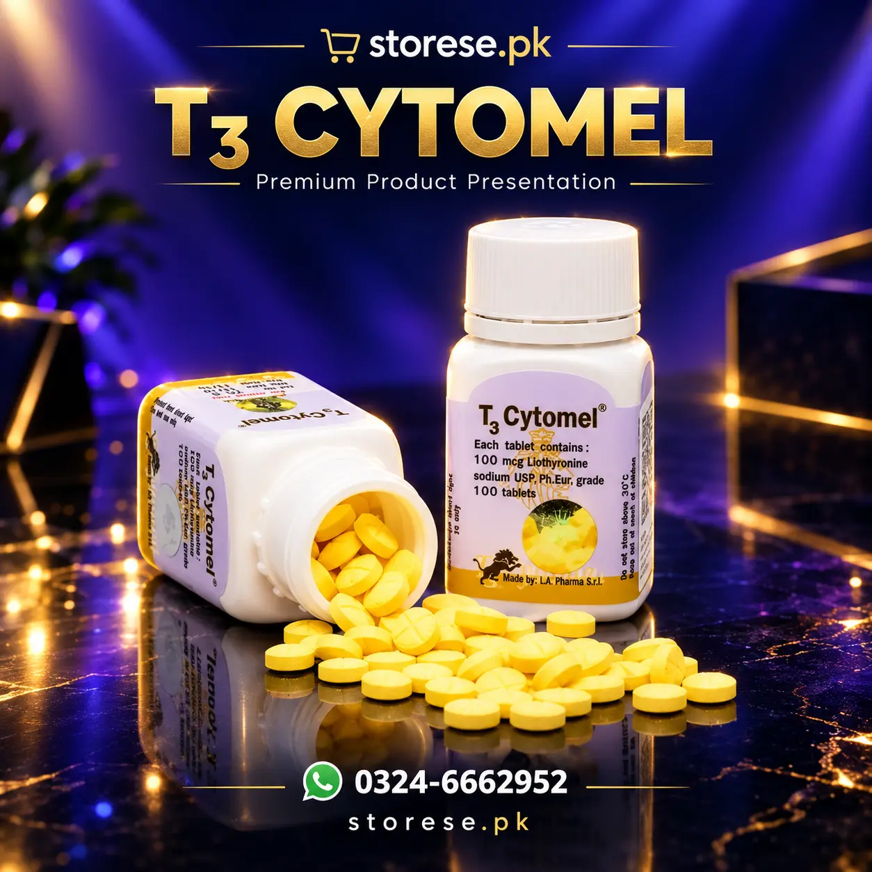BD Cytomel 25mcg - 100 Tablets In Pakistan