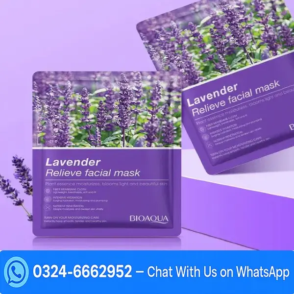 BIOAQUA Lavender Face Sheet Mask Price in Pakistan
