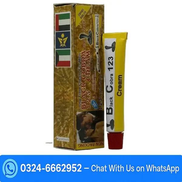 Black Cobra Herbal Delay Cream In Pakistan