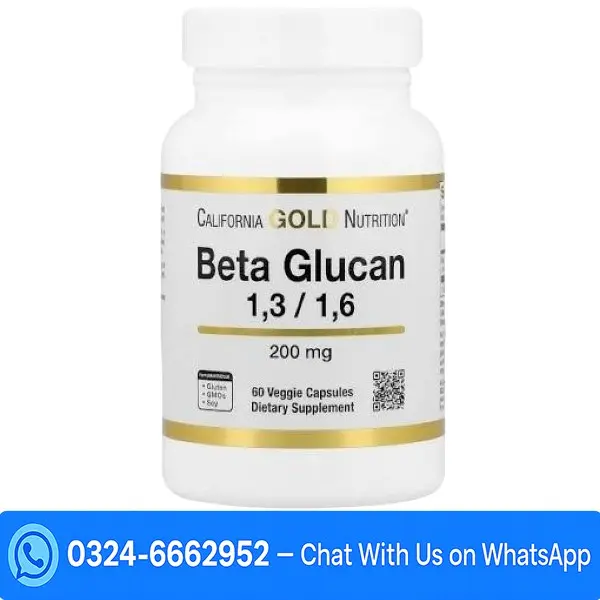 California Gold Nutrition Beta Glucan Capsules In Pakistan