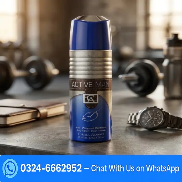 Chris Adams Active Man Body Spray in Pakistan