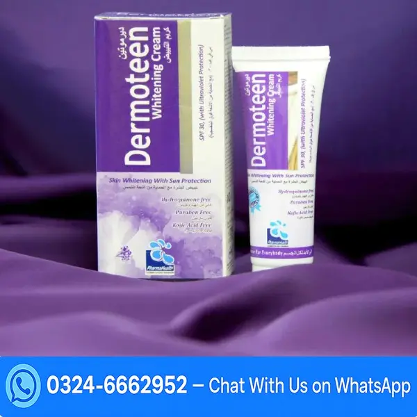 Dermoteen Cream Make Skin Glowing Fair Radiant & Smooth In Pakistan