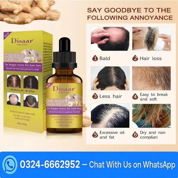 Disaar Hair Essential Oil Anti Hair Loss In Pakistan