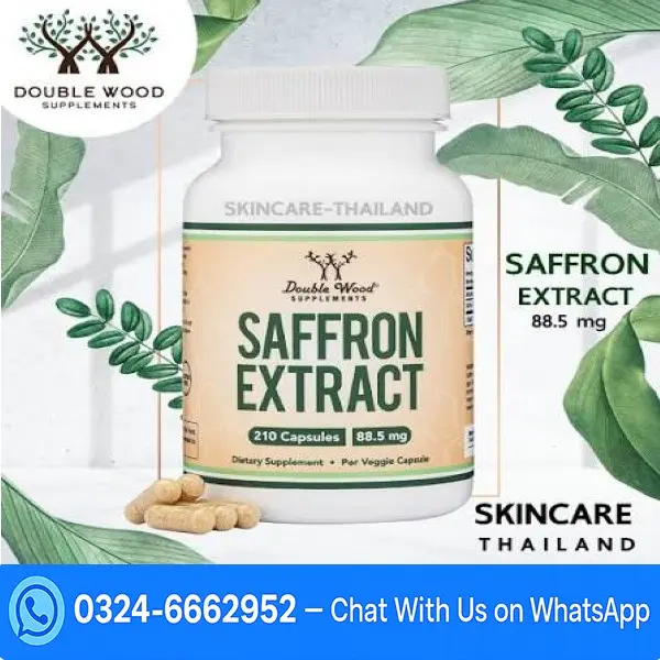 Double Wood Supplements Saffron Extract 88.5mg In Pakistan