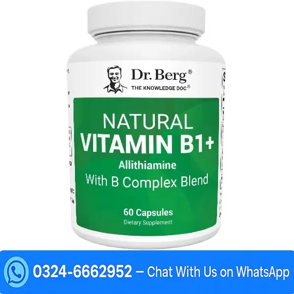 Dr Berg Natural Vitamin B1+ Allithiamine with B-Complex  In Pakistan