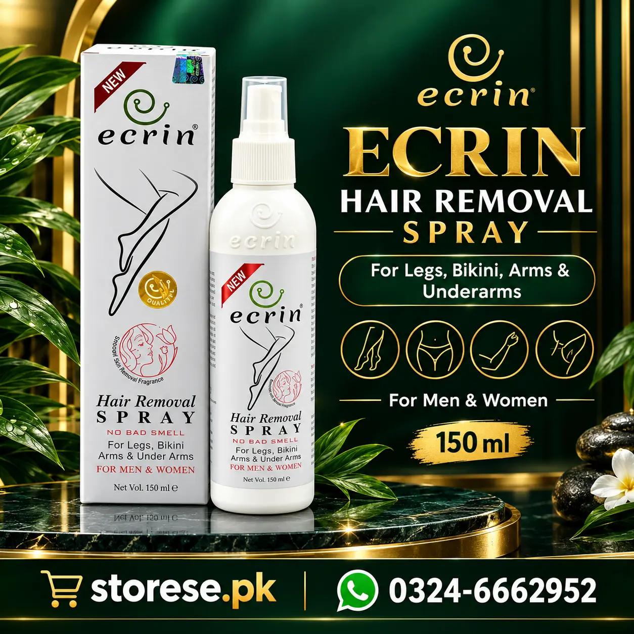 Ecrin Hair Removal Spray Price in Pakistan