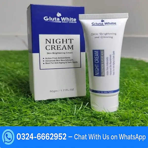 Gluta White Night Cream Tube Pack Price In Pakistan