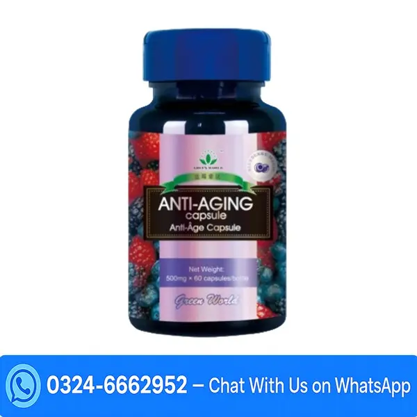 Green World Blueberry Anti Aging Capsule Price in Pakistan