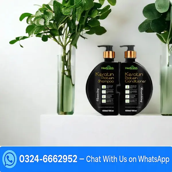 Herbishh Keratin Shampoo Conditioner In Pakistan