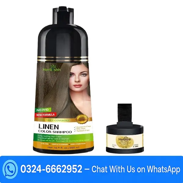 Herbishh Linen Hair Color Shampoo In Pakistan