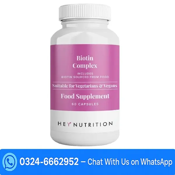 Hey Nutrition Biotin Complex – Food-Sources Biotin In Pakistan