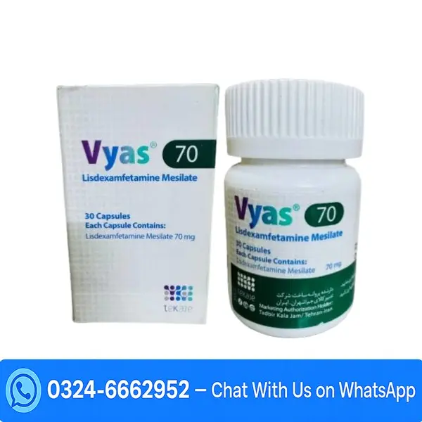 Lisdexamfetamine 70mg Capsules In Pakistan