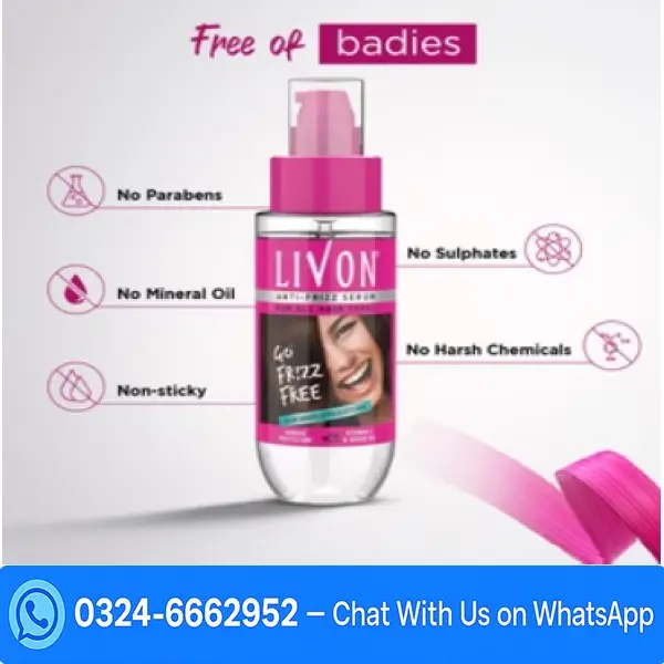 Livon Anti-Frizz Serum Price In Pakistan