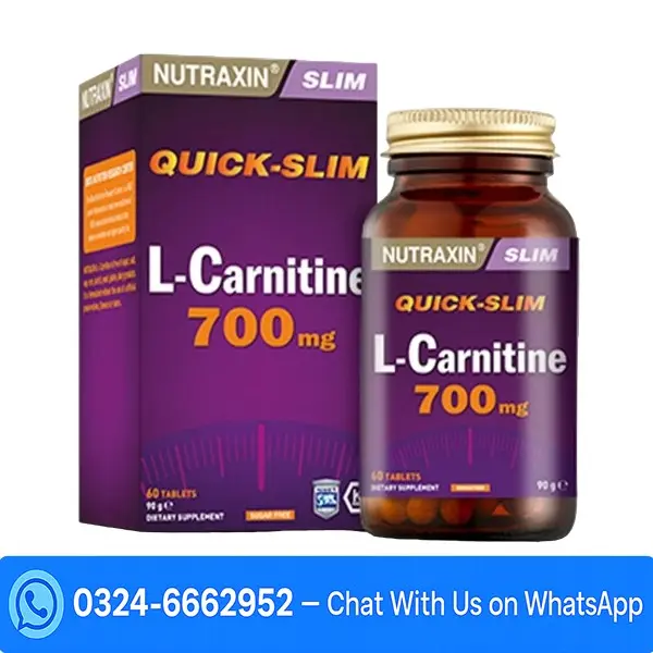 Nutraxin Quick-Slim L-Carnitine 700mg In Pakistan