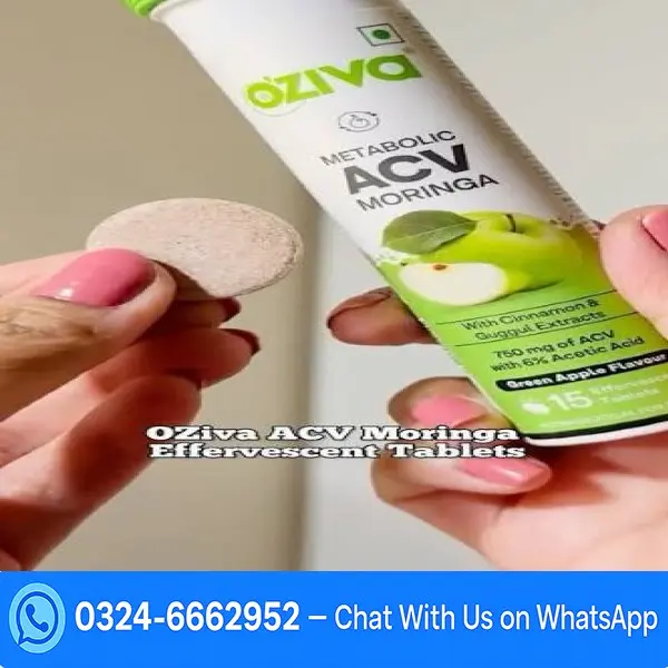 Oziva Apple Cider Vinegar Moringa Effervescent Tablets in Pakistan