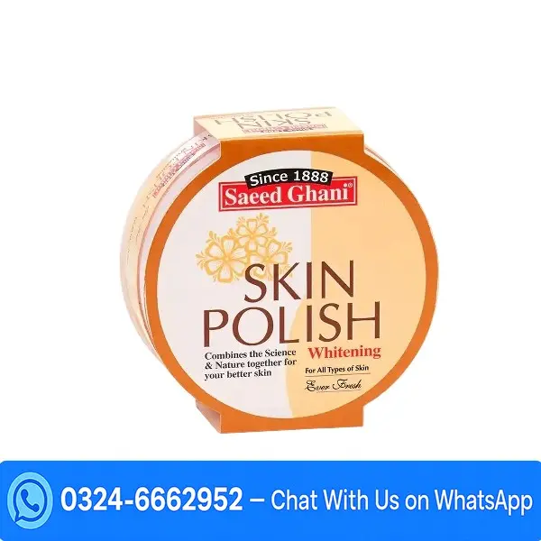 Saeed Ghani Whitening Skin Polish In Pakistan