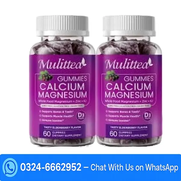 SOFTHER Zinc Magnesium Calcium Gummies Promote Muscle Relax Support Bone and Teeth Health Gummies In Pakistan