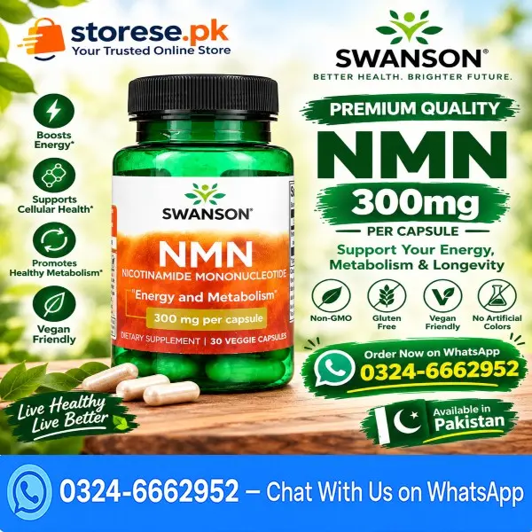 Swanson NMN Nicotinamide Mononucleotide 300mg In Pakistan