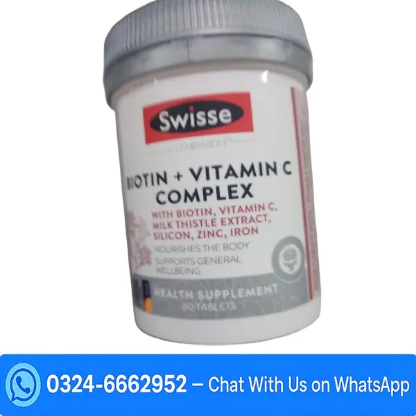 Swisse Ultiboost Biotin + Vitamin C Complex30s In Pakistan