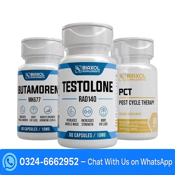 Testolone RAD140 10mg 60 Capsule Biaxol Supplement In Pakistan