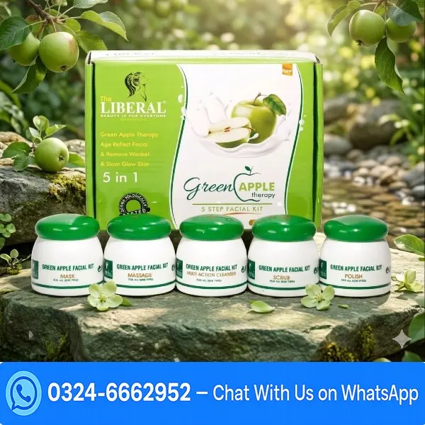 The Liberal Green Apple 5 Step Facial Kit