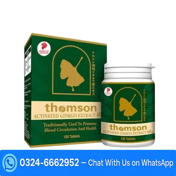 Thomson Activated Ginkgo Extract 40Mg Tablet Price In Pakistan
