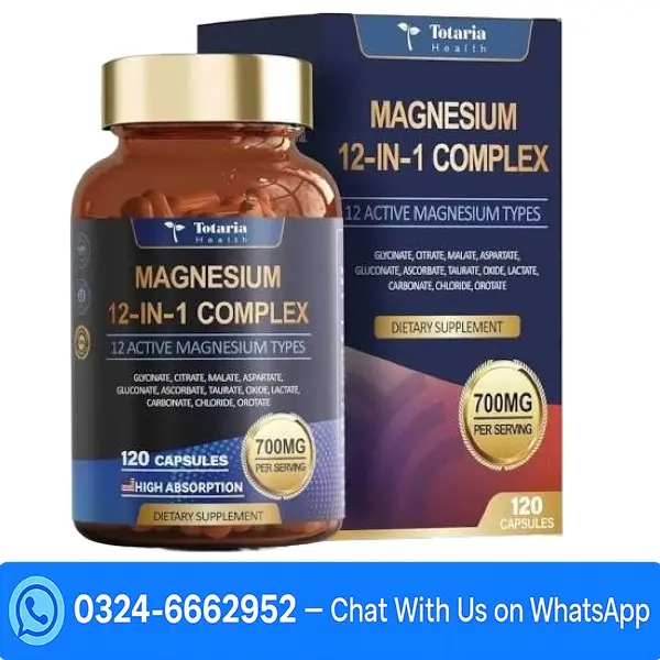 Totaria Magnesium Complex 700mg Magnesium Glycinate Supplement In Pakistan