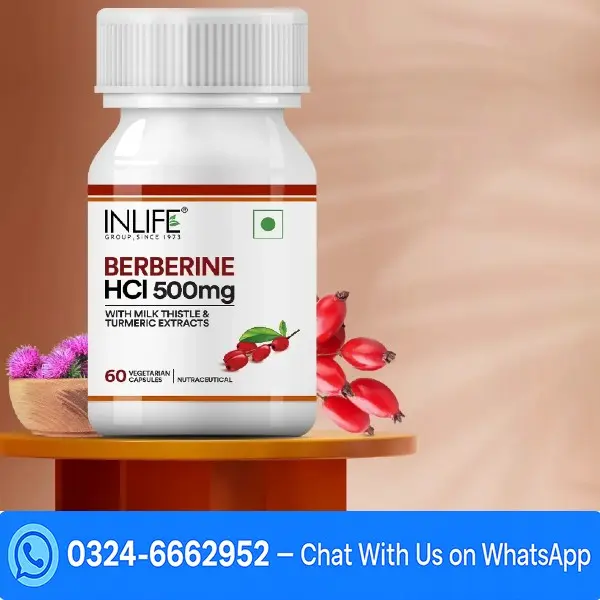 Vitality Pro Berberine HCl (500mg) + Milk Thistle Capsules In Pakistan